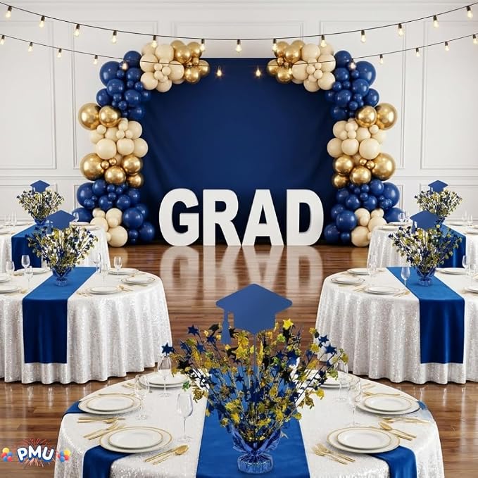 PMU Graduation Centerpieces for Table 2026, Grad Balloon Weight Centerpiece - Image 6