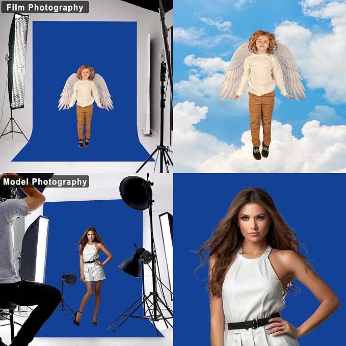 Royal Blue hotography Backdrop for Photoshoot, 7x10 FT | Versatile Studio Photo - Image 4