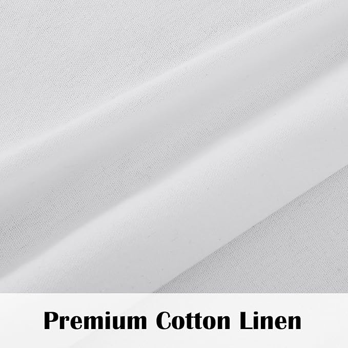 Farmhouse Cotton Linen Curtains - Image 7