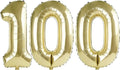 40 Inch Number 100 Balloons for 100th Birthday Party Decorations, 0-100 by FOBELEC