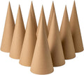 Crafjie 10PCS Paper Mache Cones Open Bottom 10 x 4 in, Paper Cone by Crafjie