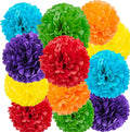 We Moment Rainbow Tissue Hanging Paper pom poms Decorations, Colour Tissue by We+Moment
