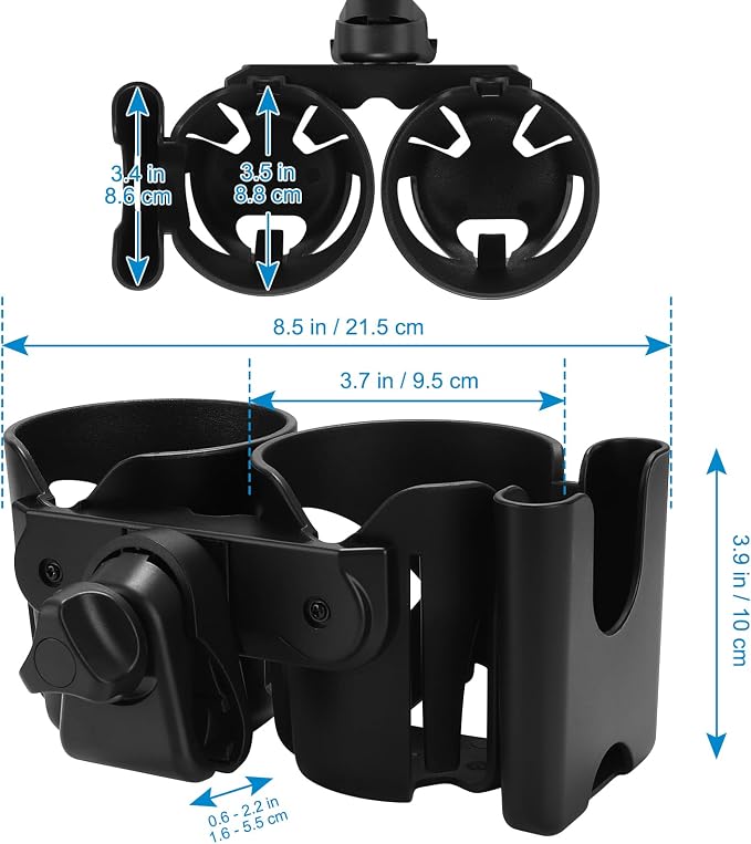 Accmor Stroller Cup Holder, Walker Wheelchair Bike Drinks Holder | Universal - Image 8