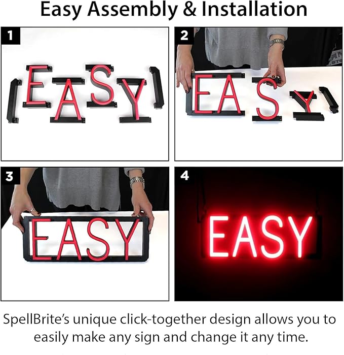SpellBrite BEER ON TAP Sign | Beer-Related Sign with Neon Look, Blue LED Light Source | 38.7" x 6.3"