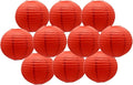 Red Paper Lanterns Round Shape Chinese Japanese Lanterns by BARTHEW