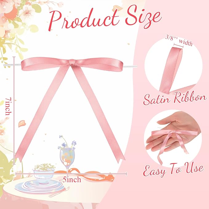 Riceshoot Rose Gold Bows - Image 2