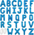 TONIFUL Blue Letter Balloons 1 Set 16 Inch A-Z Custom Alphabet Banner | 26 Pcs by TONIFUL