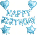 Light Blue Birthday Decorations by WEIKA