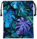 Giwawa Colorful Leaves Gymnastic Grip Bag Abstract Art Palm Leaf Athlete String by Giwawa