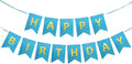 Clabby Glitter Blue Happy Birthday Banner by Clabby