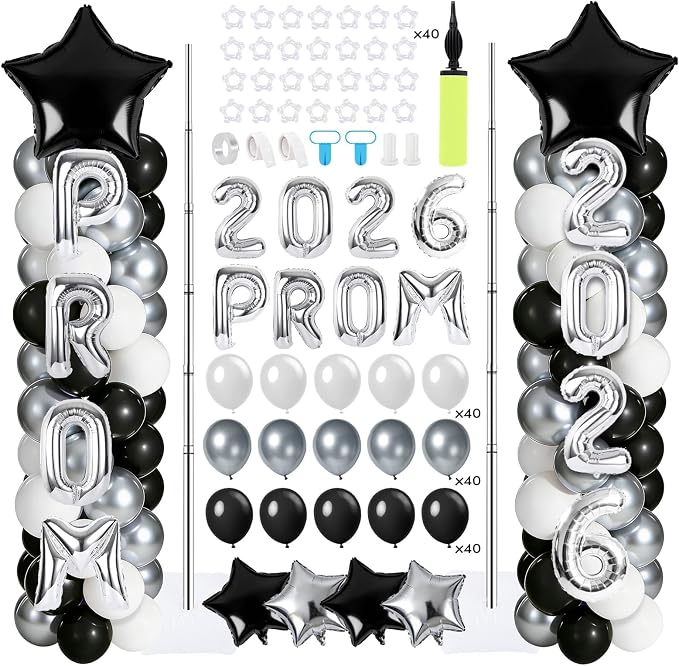 2 Sets Graduation Balloon Column Stand Kits by Unknown