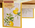 Maison d' Hermine Table Runner 100% Cotton Single Layer Table Runners 108 inches Long Decorative for Home Kitchen Dining Party Wedding Bridal Shower Spring Summer (Limoncello, 14.50" x 108")