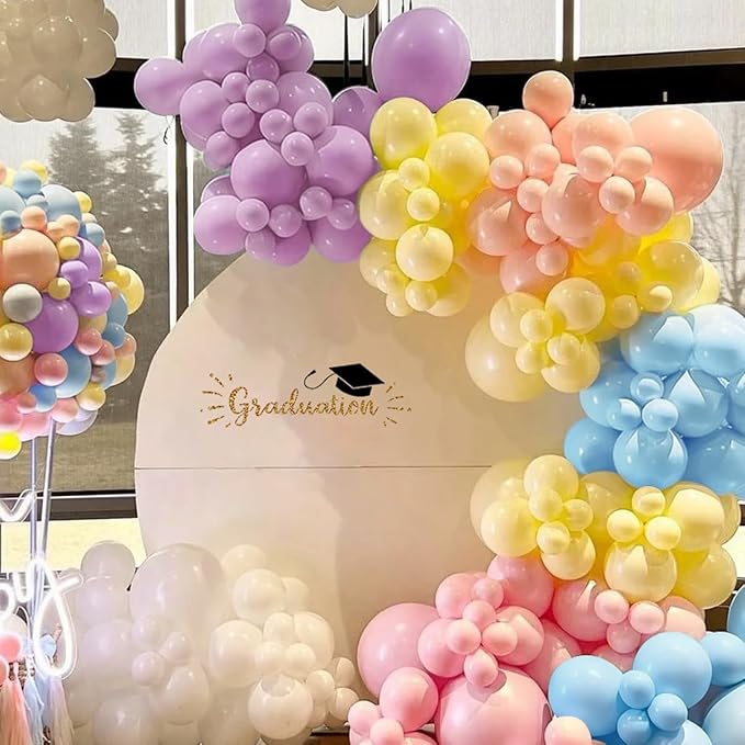 Pastel Balloon Garland Arch Kit - Image 4