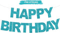 BEISHIDA Pre-Strung Lake Blue Happy Birthday Banner Party Sign Decoration | by Beishida