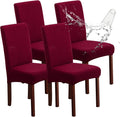 Waterproof Dining Chair Covers Set of 4 Parsons Chair Slipcovers | Double by Genina