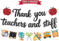 Pre-Strung Teacher Appreciation Decorations, NO-DIY Teacher Appreciation Banner by Wakeys