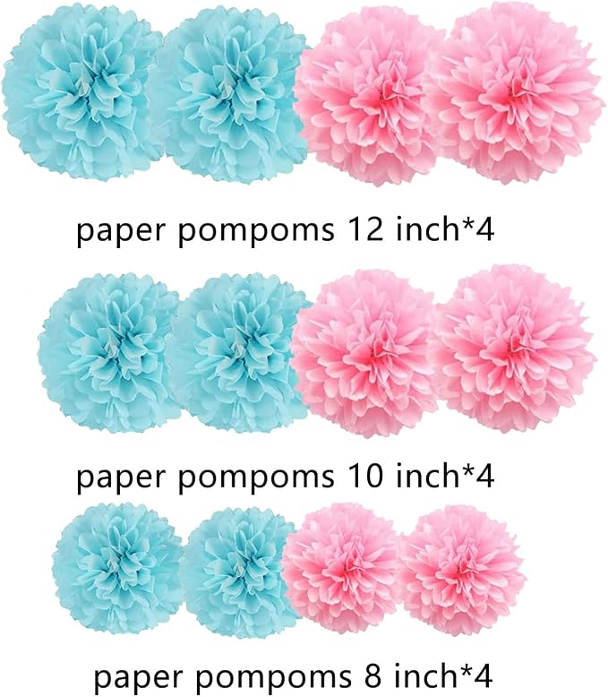 We Moment Tissue Paper Pom Poms Decorations - Image 3
