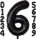 Number Balloons Black Party Balloon by United-UnicornsParty