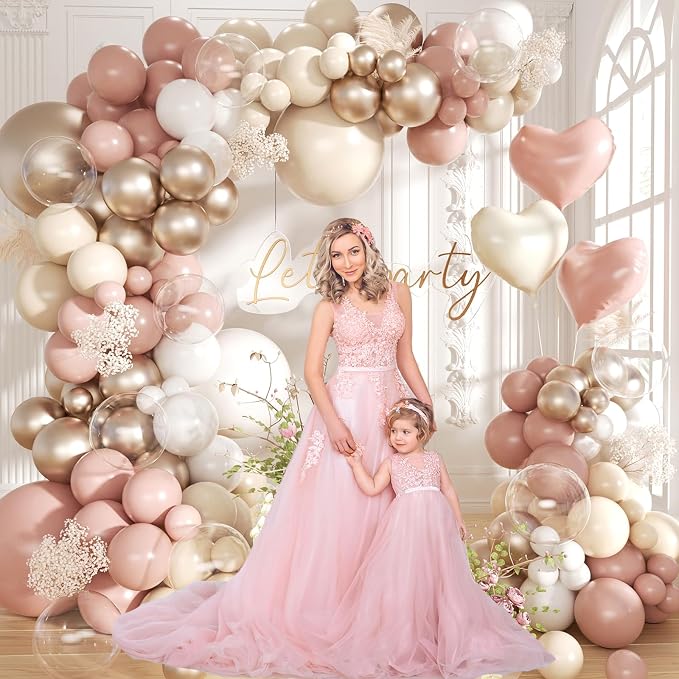 Dusty Pink Balloon Arch Kit - Image 6