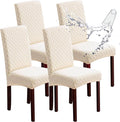 Waterproof Dining Chair Covers Set of 4 Parsons Chair Slipcovers | Double by Genina
