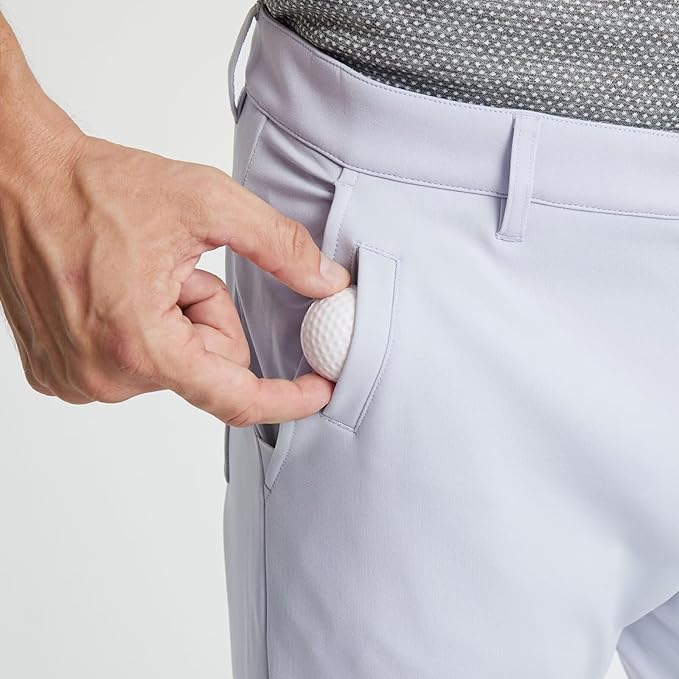 M MAELREG Golf Fleece Lined Pants Men Softshell Water-Resistant Workout Casual Outdoor Hiking Insulated Winter Pants for Men