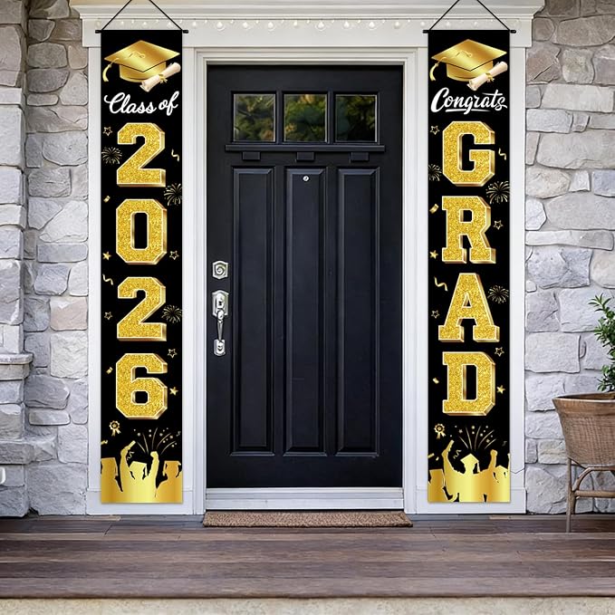 Graduation Decorations 2026 Porch Banner, Congrats Grad Decorations - Image 5