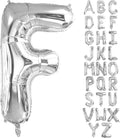 Lovoir 40 Inch Large Silver Letter F Balloons Big Size Jumbo Mylar Foil Helium by Lovoir