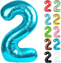 Light Blue Number 2 Balloon 40 Inch by IWERP