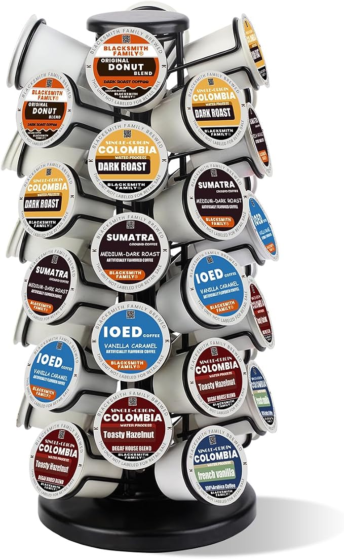 K Cup Holder-Coffee Pods Holder Storage Organizer Stand 40 Pods Capacity | K by BLACKSMITHFAMILY