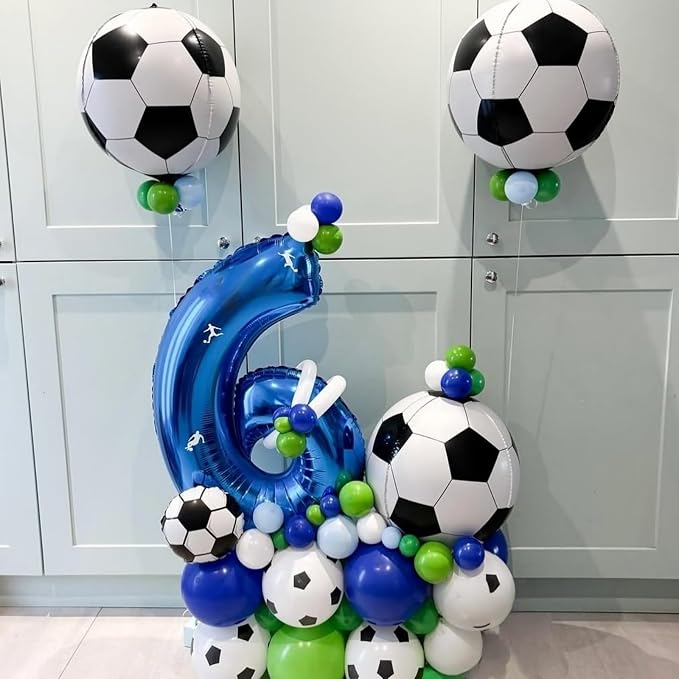 22 Inch 4D Soccer Foil Balloons - Image 5