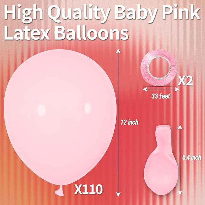 Light Pink Balloon 12 Inch - Image 5