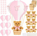 6 Sets Bear Hot Air Balloon Decorations Table Centerpieces by ACMEE