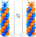 2 Set Blue Orange Toy Inspired Cartoon Balloon Column Stand Kit by Sosation