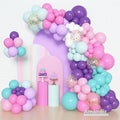 Amandir 153 Pcs Pink Purple Balloons Arch Garland Kit, Different Sizes 18 12 10 by Amandir