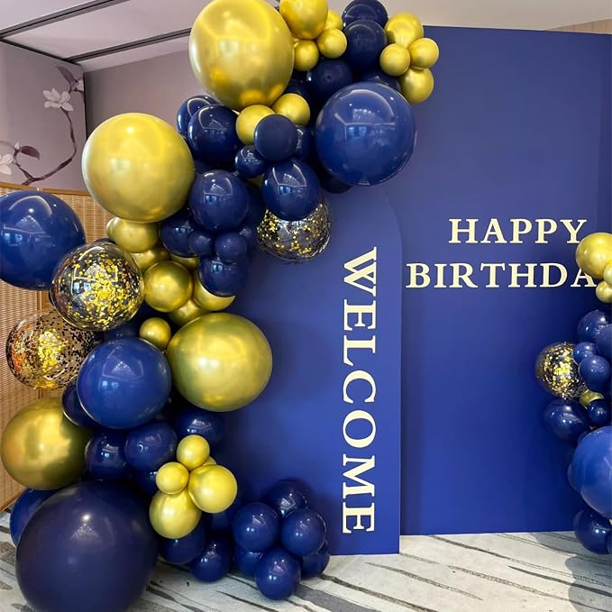 Navy Blue Balloons 100 Pack 12 inch Round Helium Navy Balloons - Image 6