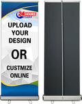Custom Retractable Banner，with Heavy Duty Frame and Travel case ，Anti-curl by NYHMSignSupply