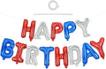 TONIFUL Happy Birthday Balloons Banner 16 Inch Mylar Letters Birthday Sign by TONIFUL