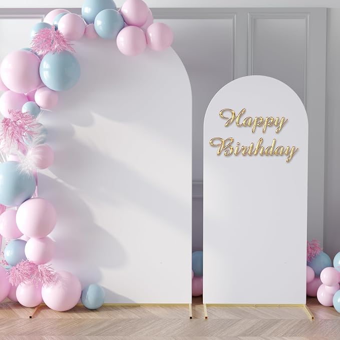 Neatsure Arch Backdrop Stand and Cover Set 2 Pack, 6FT Metal Photo Balloon Arch - Image 2