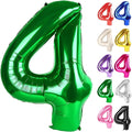 Green Number 4 Balloon 40 Inch by IWERP