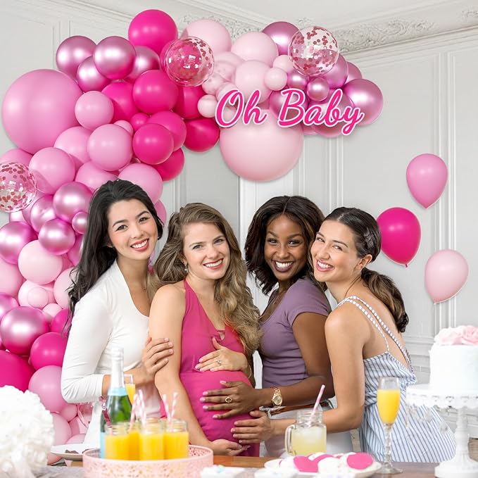 147pcs Pink Balloon Garland Arch Kit - Image 5