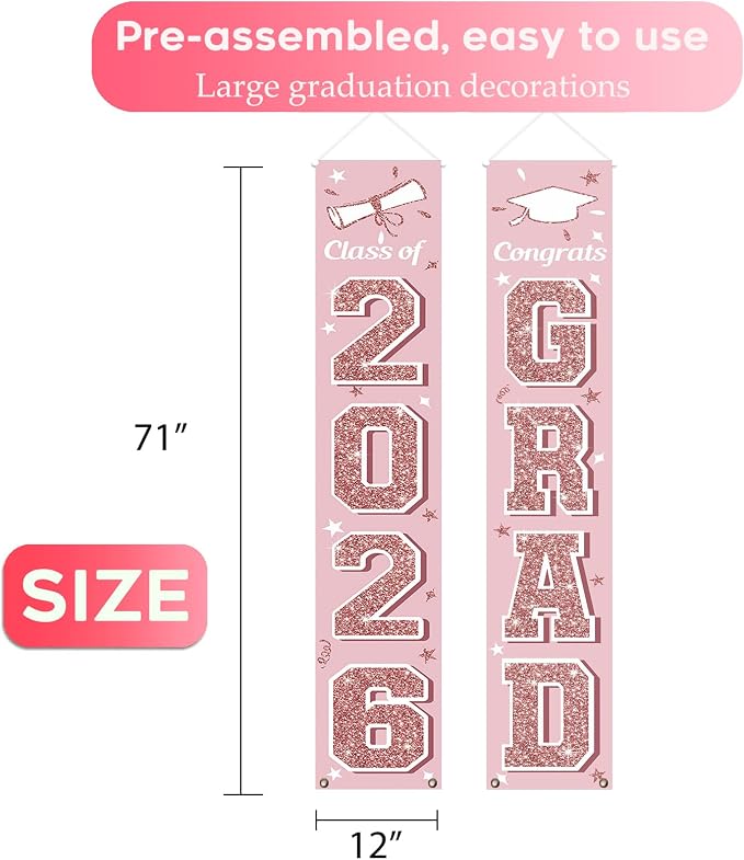 KMUYSL Graduation Decorations Class of 2026, 2026 Graduation Decorations Party - Image 6