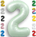 Green Number Balloon 2 Mylar Foil Balloons 32 inch by Unknown