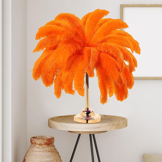 80 Pcs Large Natural Ostrich Feathers Plumes 14-16 Inch Bulk for DIY Crafts Wedding Party Centerpiece Vase