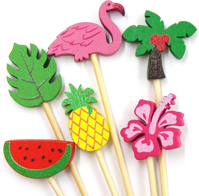 WorldBazaar Summer Cocktail Picks 120PCS Toothpicks - Image 2