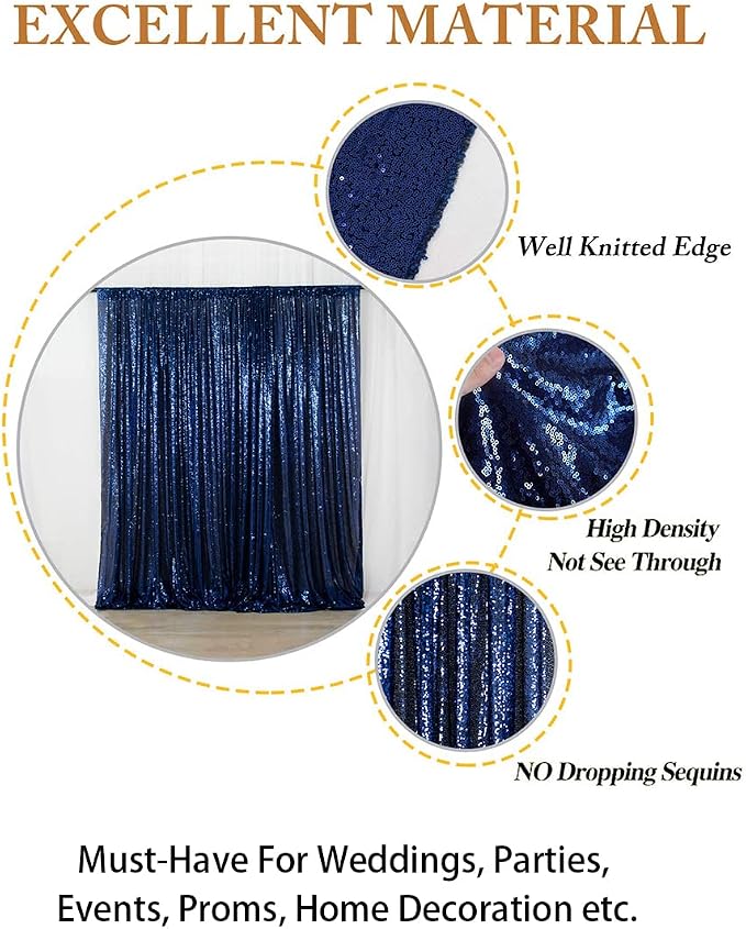 ShinyBeauty PHOTOBOOTH Background Best Choice-4FTx7FT-Sequin backdrops - Image 8