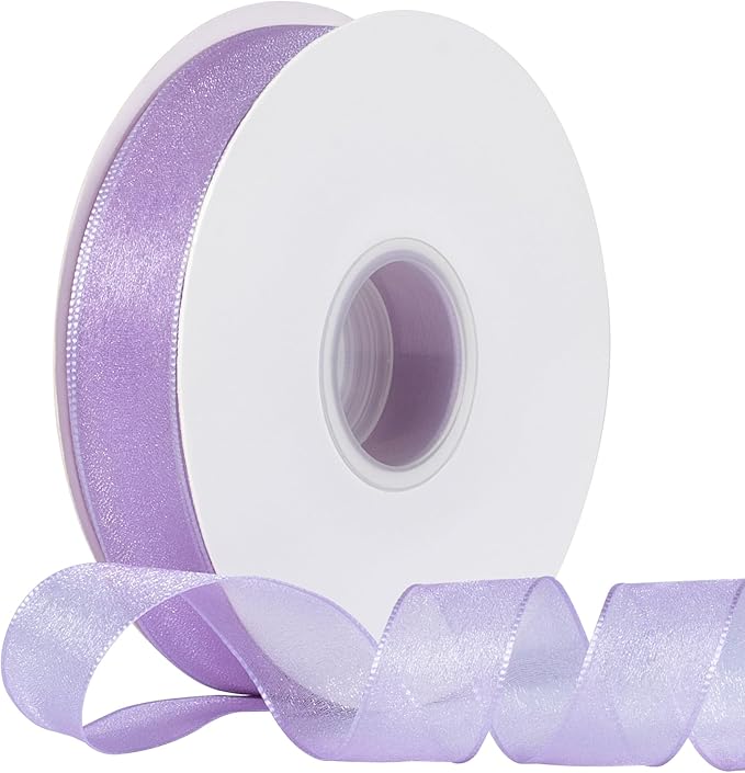 Sheer Organza Ribbon 1 Inch Chiffon Ribbons by Unknown