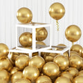 100pcs 5inch Metallic Gold Balloons | 5” Mini Chrome Gold Party Balloons Kit by Colorfullifefromnowon