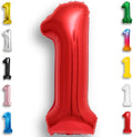 Red Number Balloon 1 Mylar Foil Balloons 40 inch by Unknown