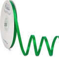 Ribbli Emerald Green Satin Ribbon, Double Faced Satin 1/4 inch x Continuous 50 by Ribbli