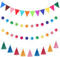 Irenare 9.8ft Pom Pom Garland for Classroom Bulletin Board | Felt, Colorful by Irenare
